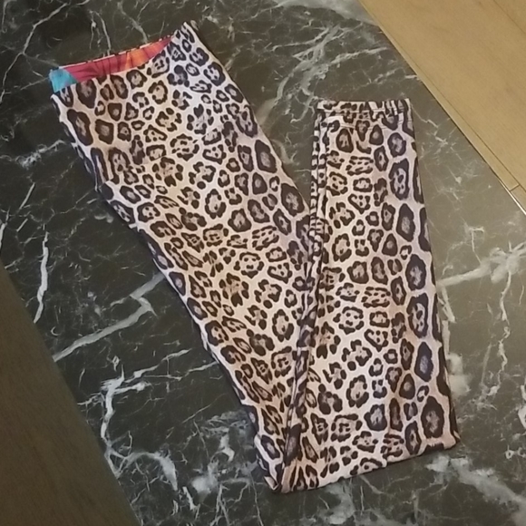 Free People High-Rise Leopard Printed Legging L - Picture 2 of 2